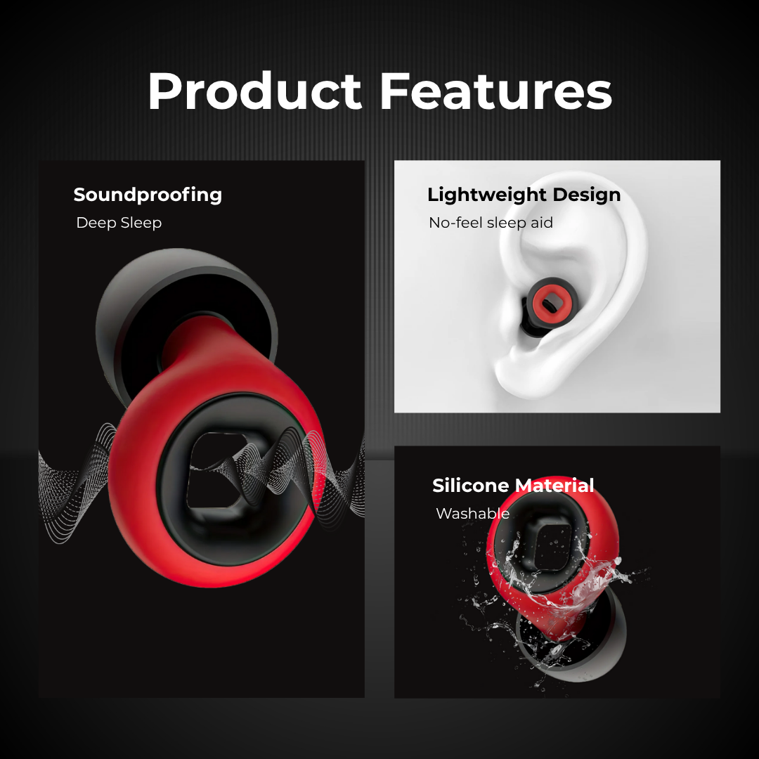 SnoreMute Anti-Snoring Sleep Earplugs